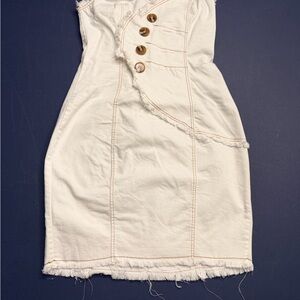 Stylish White Mini Dress